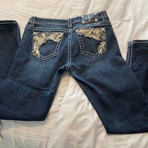 Dark Wash Miss Me Skinny Jeans